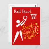 Carte Postale Joueur GS thème bien fait Netball (Devant / Derrière)