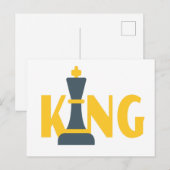 Carte Postale Joueur King (Devant / Derrière)