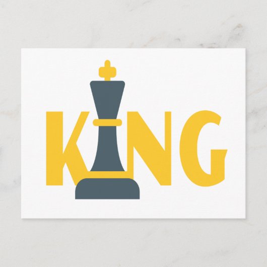 Carte Postale Joueur King (Devant)