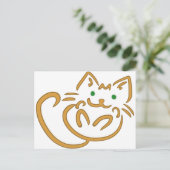 Carte Postale Joueur Kitty (Debout devant)