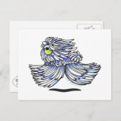 Carte Postale Joueur Puli Komondor (Devant / Derrière)