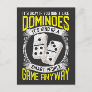 Carte Postale Joueur Smart Domino Player