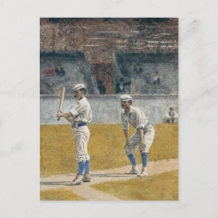 Carte Postale Joueurs de baseball en exercice - Thomas Eakins