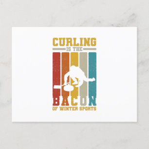 Carte Postale Joueurs de curling