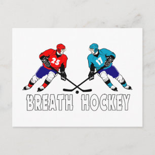 Carte Postale Joueurs de hockey en train de se battre