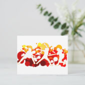 Carte Postale Joueurs de softball à pas rapide (Debout devant)