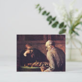 Carte Postale Joueurs D'Échecs Par Daumier Honoré (Debout devant)