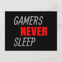 Joueurs ne dorment jamais Vidéo Jeu Lover Cadeau