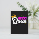Carte Postale Joueuse de Bingo Grand-mère Femme Bingo Jeux d'arg (Debout devant)