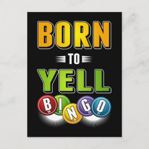 Carte Postale Joueuse de bingo Humour Hommes Femmes Drôle Bingo