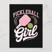 Carte Postale Joueuse de pickleball fille (Devant)