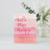 Carte Postale Jouons à Bunco Girls Night Out (Debout devant)