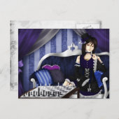 Carte Postale Jouons aux échecs (Devant / Derrière)