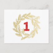 Carte Postale Jour 1. Noms De Jésus | Emmanuel | Calendrier de l (Devant)