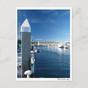 Carte Postale Jour bleu bleu