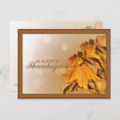 Carte postale Jour d'Action de grâce (Devant / Derrière)