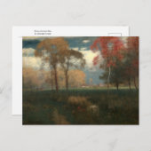 Carte Postale Jour d'automne ensoleillé par George Inness (Devant / Derrière)