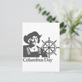 Carte Postale Jour de Columbus (Debout devant)