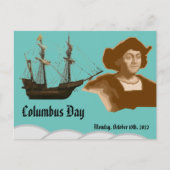 Carte Postale Jour de Columbus (Devant)