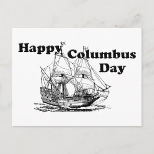Carte Postale Jour de Columbus