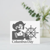 Carte Postale Jour de Columbus (Debout devant)