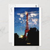 Carte Postale jour de la bastille (Devant / Derrière)