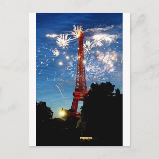 Carte Postale jour de la bastille (Devant)