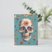 Carte Postale Jour de la conception thématique mort (Debout devant)