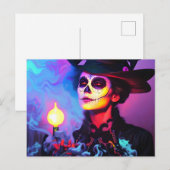 Carte Postale Jour de la femme aux couleurs mortes (Devant / Derrière)