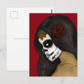 Carte Postale Jour de la fille morte (Devant / Derrière)