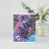 Carte Postale Jour de la mère rétro morte (Debout devant)