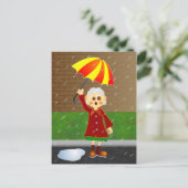 Carte Postale Jour de la pluie (Debout devant)
