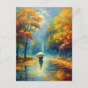Carte Postale Jour de la pluie IA