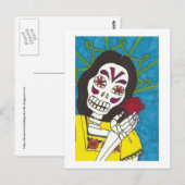 Carte Postale Jour de la Rose (Devant / Derrière)