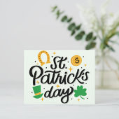 Carte postale Jour de la Saint Patrick (Debout devant)