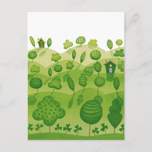 Carte Postale Jour de la Saint Patrick (Devant)