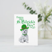 Carte Postale Jour de la Saint-Patrick des Westies (Debout devant)