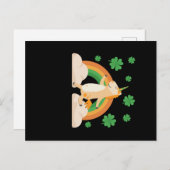 Carte Postale Jour de la Saint Patrick Unicorn (Devant / Derrière)