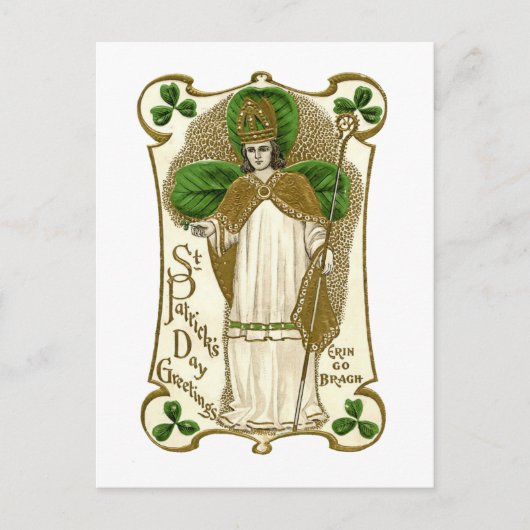 Carte Postale Jour de la Saint Patrick victorien (Devant)