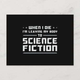 Carte Postale Jour de la science-fiction Cadeau d'espace scienti