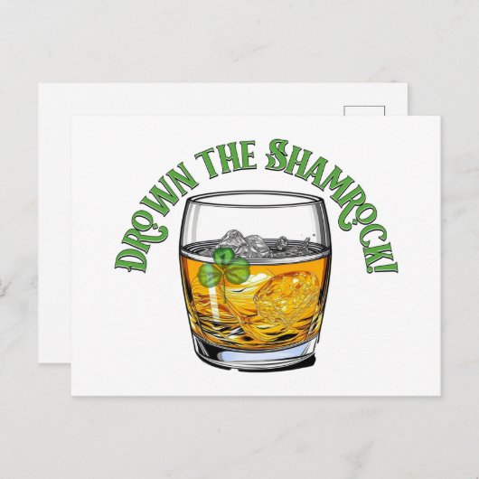 Carte Postale Jour de la Shamrock Sheelah (Devant / Derrière)