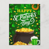 Carte Postale Jour de la St Patrick (Devant)