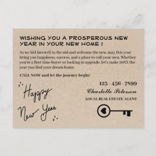 Carte Postale Jour de l'année dans l'immobilier moderne