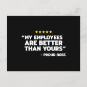 Carte Postale Jour de l'appréciation de l'employé - Drôle Jour d (Devant)