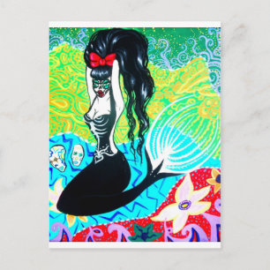 Carte Postale Jour de l'art des sirènes mortes