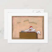 Carte Postale Jour de l'impôt - Comptable numéros de poule amusa (Devant / Derrière)