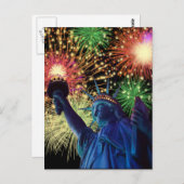 Carte Postale Jour de l'indépendance! (Devant / Derrière)