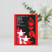 Carte Postale Jour de l'indépendance américaine (Debout devant)