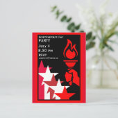 Carte Postale Jour de l'indépendance américaine (Debout devant)