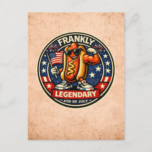 Carte Postale Jour de l'Indépendance Dawg - Foodie Fiends